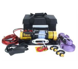 Переносная электрическая лебедка с синтетическим тросом T-Max ATW PRO 2500 W0927 