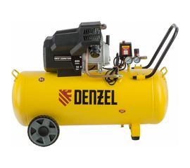 Воздушный компрессор DENZEL DKV2200/100,Х-PRO 2.2 кВт, 400 л/мин, 100л 58079 
