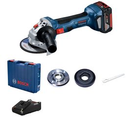 Аккумуляторная угловая шлифмашина Bosch GWS 180-LI + батарея + ЗУ 06019H90R1 