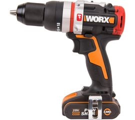 Аккумуляторная бесщеточная ударная дрель-шуруповерт WORX WX354 