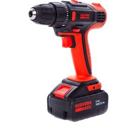 Аккумуляторная дрель-шуруповерт REDVERG Basic SD24L/2-2 6663428 