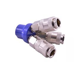 Разветвитель пневматический V-образный тройник Pegas PGS-3302 