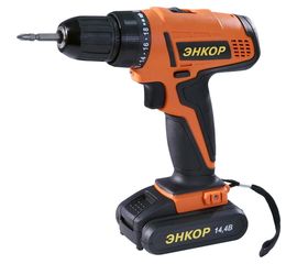 Аккумуляторная дрель-шуруповерт Энкор ДША-2 14,4ЭР/10Л 50025 