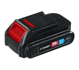 Аккумуляторная батарея ЗУБР Профессионал 20В, Li-Ion, 2Ач, тип T7 ST7-20-2 