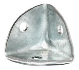 Оцинкованный уголок для ящиков Lucky Guy 25x25x2 мм, d отверстий 5.1 мм, 2 шт. 802 02К 025 0 