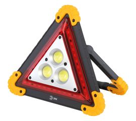 Аккумуляторный светодиодный автомобильный фонарь ЭРА AA-801 аварийный знак 15Вт power bank Б0052742 