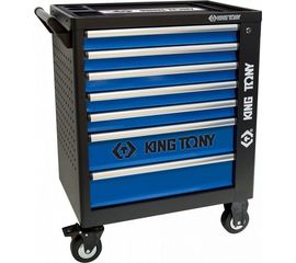 Инструментальная тележка KING TONY 7 ящиков 87G35-7B-KB 