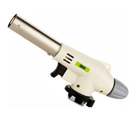 Газовая горелка ON с пьезорозжигом, цанговый захват, широкое сопло, 17,5х4х6,2 см 10-02-004 