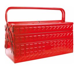 Ящик для инструмента AmPro металлический 5 отделений 470x220x355 мм T47005 