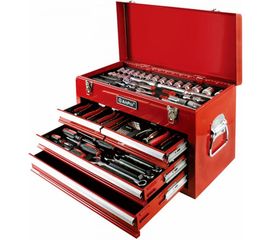 Инструментальный ящик с набором инструмента AmPro 117 поз. 4 отд. 540x257x328 мм T47100 