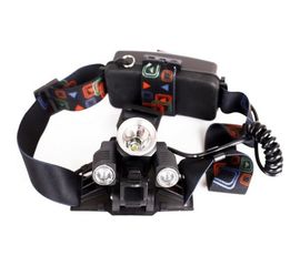 Налобный аккумуляторный фонарь Ultraflash E156 3,7В черный 3LED, 5 Вт, фокус, 2 аккумулятора 4 режима 14660 