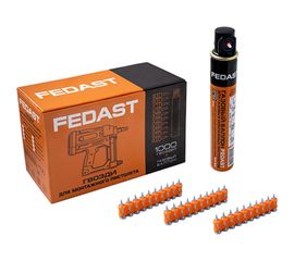 Гвозди с кованым наконечником FEDAST Bullet point 3x32 мм для монтажного пистолета fd3032mgbpfc 
