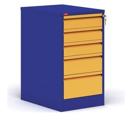 Тумба верстачная с пятью выдвижными ящиками на телескопических направляющих Т-2T ПАКС 06020022 