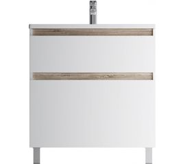 База под раковину AM.PM, X-Joy напольная, 80 см, 2 ящика, белый глянец M85AFSX0802WG 