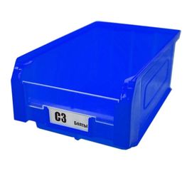 Ящик СТАРКИТ пластиковый, 9,4л, синий C3-B-2 