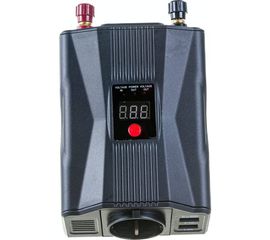 Автомобильный инвертор TopOn 200 Вт, 1 розетка, 2 USB, LCD экран, пиковая мощность 400 Вт, черный TOP-PI201 