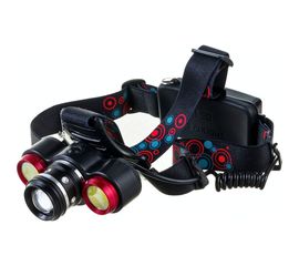 Налобный фонарь Ultraflash E162 (аккумулятор 3,7В, черный, 3LED, 5 Вт, фокус, 2 ак. 4 режима, бокс са) 14683 