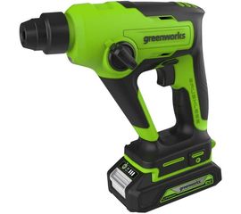 Аккумуляторный бесщеточный перфоратор GreenWorks GD24SDS1K2 3803107UA 