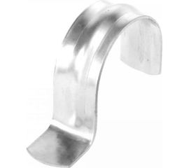 Металлическая однолапковая скоба без отверстий Промрукав СМО d31-32 мм, для монтажного пистолета PR08.2795 