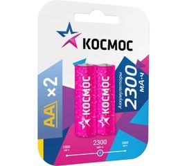 Аккумулятор Космос R6 NI-MH 2300 mAh 2BL KOCR6NIMH(2300MA)max 