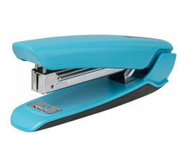 Степлер BRAUBERG ULTRA №10, до 20 листов, с антистеплером, голубой 228755 