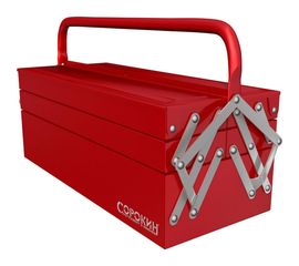 Складной ящик для инструмента СОРОКИН 5 отделений 27.145 