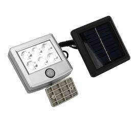 Поворотный прожектор Lamper LED 98x150x30 мм с солнечной панелью 2 м и аккумулятором, IP65 602-248 