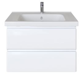 Комплект Sanstar: тумба Arista 80 подвесная, 2 ящика, мебельный умывальник Гармония 80 179.1-1.5.1.К 