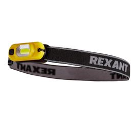 Налобный светодиодный аккумуляторный поворотный фонарь REXANT белый-красный свет, Micro USB 75-700 
