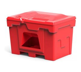 Ящик 500 л с крышкой и дозатором POLIMER GROUP цвет красный FB225 