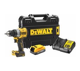 Бесщеточная дрель-шуруповерт DEWALT 2 скорости, 1 АКБ 18 В XR Li-Ion DCD800E1T-QW 