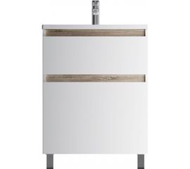 База под раковину AM.PM, X-Joy напольная, 65 см, 2 ящика, белый глянец M85AFSX0652WG 