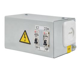 Ящик с понижающим трансформатором EKF Basic ЯТП 0,25кВА, 220/12В, SQyatp0,25-220/12v-2a 