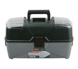 Ящик для инструмента FIT раздвижной пластиковый с 3-мя кантилеверами отделениями 18 65675 