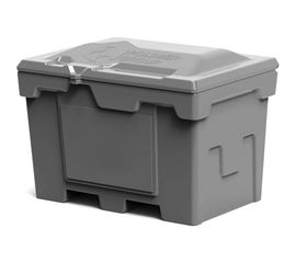 Ящик 500 л с крышкой POLIMER GROUP цвет серый FB26 