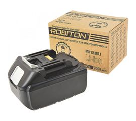 Аккумулятор MK1830LI (18 В, 3 Ач) для электроинструментов Makita Robiton 15887 