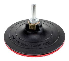 Насадка-держатель с липучкой жесткая 125 мм на УШМ и дрель Diamond Industrial DIDN125H 