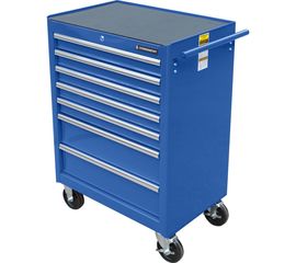 Инструментальная тележка Станкоимпорт на колесах 7 ящиков синяя BTD-270071CS 
