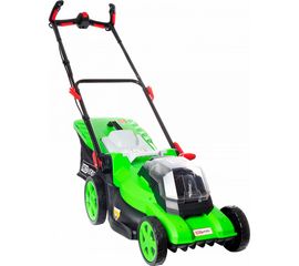 REDVERG Газонокосилка аккумуляторная бесщеточная RD-LM400-36V/BL без акк, без з/у 6661844 