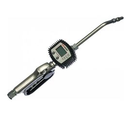 Lubeworks Маслораздаточный пистолет с электронным счетчиком литров и с жёстким наконечником 1781501 