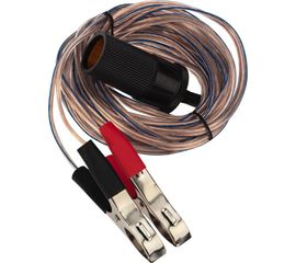 Автомобильный удлинитель прикуривателя REXANT от аккумулятора с зажимами 5 м 16-0217 