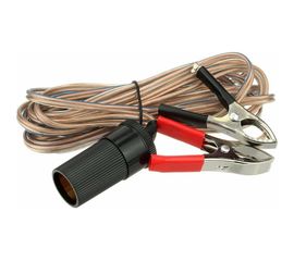 Автомобильный удлинитель прикуривателя REXANT от аккумулятора с зажимами 1.5 м 16-0215 