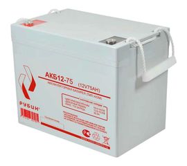 Аккумулятор АКБ 12-75 Рубин РЭ-АКБ1275 