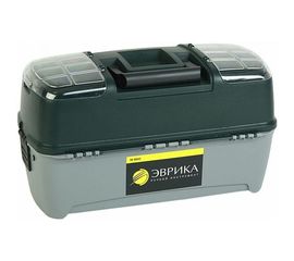 Универсальный ящик ЭВРИКА с 3 кантилеверами и 2 органайзерами на крышке, 465х230х250 мм ER-10342 