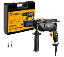DEKO Дрель ударная сетевая DKID850W в кейсе с быстрозажимным патроном DEKO (3638) 063-4326 