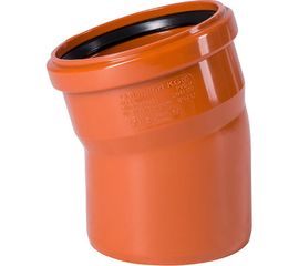 Отвод Ostendorf наружной канализации 500 мм, 15 градусов 227200 