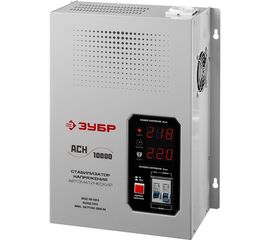 Автоматический стабилизатор с цифровой индикацией Зубр Профессионал АСН-10000-1-ЦН 59387-10 