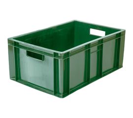 Ящик Тара.ру 600x400x250 сплошной, зеленый 19158 