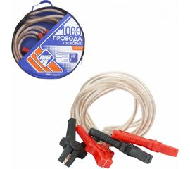 Пусковые провода Nova Bright 1000А с прозрачной изоляцией, в сумке, 4,0 м 47781 
