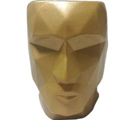 Кашпо Котовская керамика Голова Кай золото 10001275 